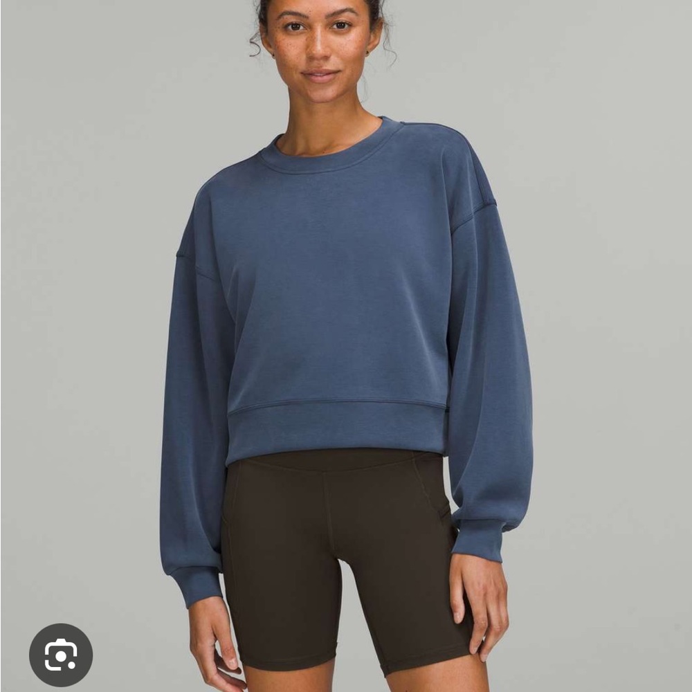 Lululemon Softstreme perfectly oversized cropped crew